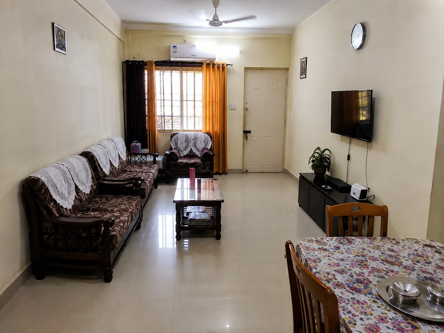 Before renovation — original living room